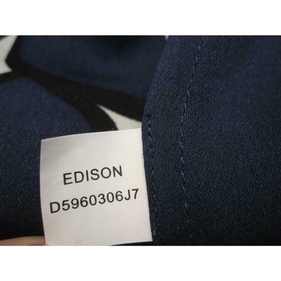 DVF Diane Von Fursterberg Edison Dress Blue Short Sleeve Silk Square Nec… - Picture 6 of 7